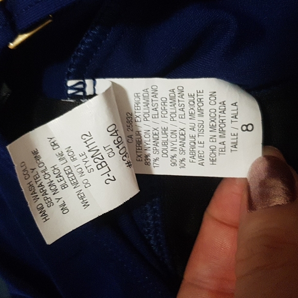 EUC La Blanca Vintage-inspired One Piece Swimsuit (Sz. 8) - Picture 7 of 7